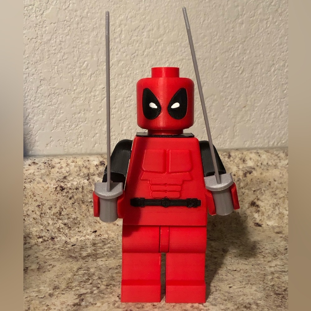 3D Printed Lego Deadpool
